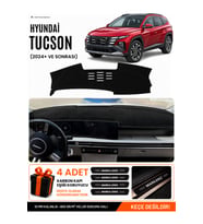 HYUNDAİ TUCSON (2024+ SONRASI) Uyumlu Torpido Örtüsü Torpido Kılıfı - Siyah