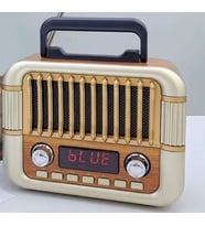 ATASBEY RT-722 Şık Tasarımlı Saatli ,Klasik Retro ,Nostalji Bluetooth/USB/Sd/ Radyo Mp3 Player Müzik Kutusu