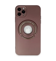 İphone 12 Kılıf Lukka Magneticsafe Kapak - Kahverengi