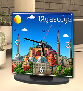 Ayasofya Tasarımlı Masa Saati