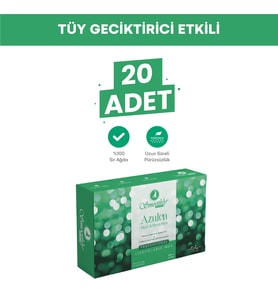 Smoothly Azulen Kalıp Ağda, SİR Ağda, El Ağdası KUAFÖR AĞDASI ERKEK SPORCU AĞDASI - 500 g. x 20 adet kalıp ağda