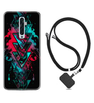 Oppo Reno 2Z 4 Lite 4 Pro 5 6 7 A31 Kılıf Boyun Askılı Silikon Down 1719