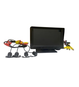 ROSE MR-08 7” EKRANLI 4 KAMERALI ARAÇ DVR SETİ - 4 KANAL FOKSİYON - KAYIT ÖZELLİĞİ (Siyah)