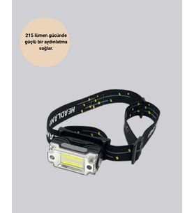Taşınabilir Şarjlı Led Fener Xpe95lm Cob120lm Manyetik Gövde
