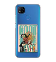 Redmi 9C / Redmi 10A Uyumlu Lionel Messi Desenli Şeffaf Telefon Kılıfı