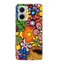 PrintiFy Xiaomi Redmi Note 11E ile Uyumlu Retro Color 2  Kamera Korumalı Şeffaf  Kılıf