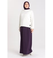 Beli Bağlamalı Cepli Spor Etek - 00152.013 - Mor
