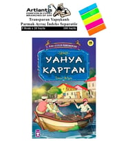 Yahya Kaptan İsmail Bilgin 90 Sayfa Karton Kapak 1 Adet Fosforlu Transparan Kitap Ayraç 1 Paket (Siyah)
