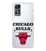 Xiaomi Redmi Note 11s Uyumlu Kapak Chicago Bulls Tasarımlı  Şeffaf Kılıf