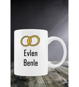 EVLEN BENLE TASARIMLI KUPA BARDAK