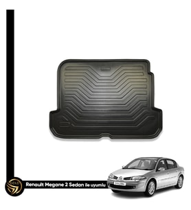 RENAULT MEGANE 2 SEDAN 2004-2009 CLEANLY ARACA ÖZEL BAGAJ HAVUZU