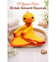 Amigurumi Uyku Arkadaşı Havuç Kafa