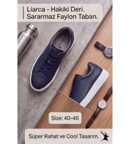 Ghostwood - Hakiki Deri Sararmaz Faylon Taban Kahverengi Beyaz Erkek Sneaker Ayakkabı