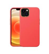 Uyumlu Model Apple iPhone 13 Kılıf Deri Natura Kapak (Kırmızı)