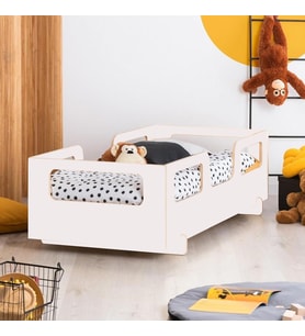 Mocha Montessori Yatak Tek Kişilik Mdf Karyola (Beyaz)