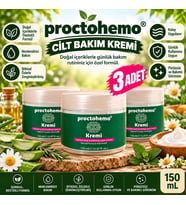 Proctohemo 150 ml Bitkisel İçerikli Cilt Bakım Kremi x3