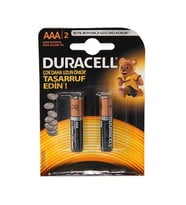Duracell Alkalin AAA Kalem Pil 2li
