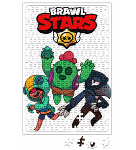 Leon Spike and Crow Brawl Stars Puzzle 240 Parça Yapboz
