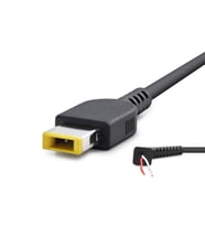 Laptop Adaptör Dc Jack Kablosu 30–90W Usb Tip Sarı Kare Uç / Ibm Uyumlu 1.2 M - Siyah HDX5515