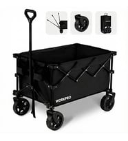 WORKPRO WP285015 80Kg 4 Tekerli Katlanabilir Ağır Hizmet Taşıma Arabası