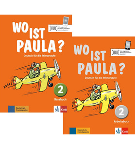 Wo ist Paula? 2 Kursbuch + Arbeitsbuch mit CD-ROM (MP3-Audios)