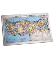 Gürbüz Türkiye Siyasi Haritası Kabartmalı 35X50Cm