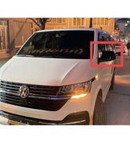 VOLKSWAGEN TRANSPORTER PİANO BLACK BATMAN AYNA KAPAĞI (Siyah - Beyaz)