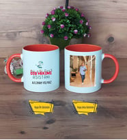 Diş Hekimi Asistanı Kupa Bardak Turuncu Fotoğraflı Diş Hekimi Asistanına Hediye