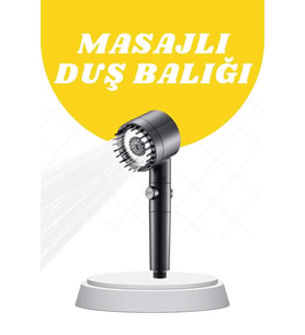 Yeni Nesil Masaj Etkili Duş Başlığı Su Basınçlı Tazyikli Özel