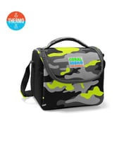 Coral High Kids Siyah Gri Kamuflaj Desenli Thermo Beslenme Çantası 11816
