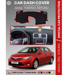 TOYOTA AVENSIS T27 (2009-2018) Torpido Örtüsü Ön Göğüs Koruma Tam Uyum Çatlamayı Önler