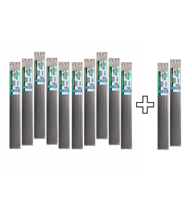 NORTH PLAS PLASTİK KAYNAK ELEKTROT - PE DAR SİYAH 10+2 PAKET (YAKIT VE SU DEPOLARI İÇİNDİR.