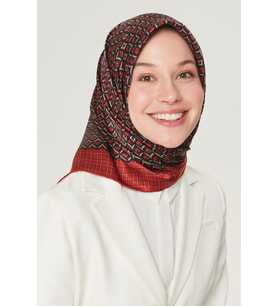 ARMİNE İPEK EŞARP 8557D (TWİLL)-80