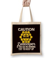 Funny Beekeeper Apiarist Honey Bee Honeycomb Insect Bees Bez Çanta Uzun Saplı