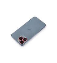 Apple İphone 11 Pro Metal Kamera Lens Koruma Cam - Kırmızı