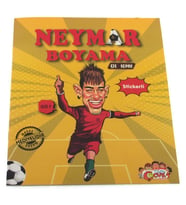 Neymar Çıkartmalı Maskeli Boyama Kitabı