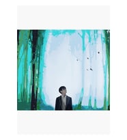Bts Suluboya Orman Tablo Ahşap Poster Dekoratif Kod2913
