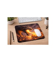 Ejderha Desenli Gaming Mousepad 21x17,5 cm – Kaymaz Tabanlı Düz Mouse Pad – Oyuncu Mousepad