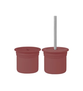 Ham+Hüp Pipetli Silikon Bardak Seti Velvet Rose / Powder Grey