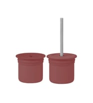 Ham+Hüp Pipetli Silikon Bardak Seti Velvet Rose / Powder Grey