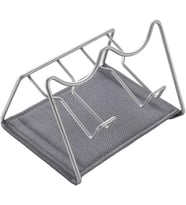 SODATEX 2 - Çift şişe rafı. Gri renkte POLYTHERM kaplama. Boyutlar: 21x17x14 cm