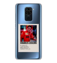 Xiaomi Redmi Note 9 Uyumlu Charles Leclerc Desenli Şeffaf Telefon Kılıfı