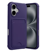iPhone 17 Kelvin Kartvizitli Silikon - Derin Mor