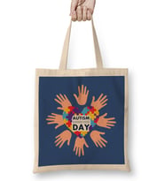 Autism Awareness Day 2021 Bez Çanta Uzun Saplı