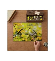 Karabaşlı iskete Kuşu Tasarımı 240 parça Ahşap Puzzle Ahşap Kutuda MP05069