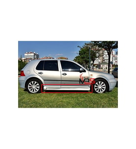 VW GOLF 4 MARŞPİYEL SAĞ SOL TAKIM FİBERGLASS BOYASIZ