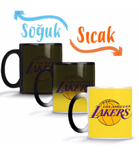 Los Angeles Lake Basketboll Sihirli Kupa Bardak Porselen