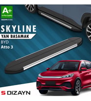 S-Dizayn BYD Atto 3 Skyline Krom Yan Basamak 193 Cm 2022 Üzeri A+ Kalite
