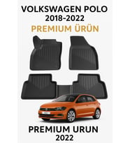 Volkswagen Polo 2017-2022 Uyumlu 3D Oto Paspas Premium