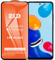 Xiaomi Redmi Note 11 Ekran Koruyucu 21D Tam Kaplayan Kavisli